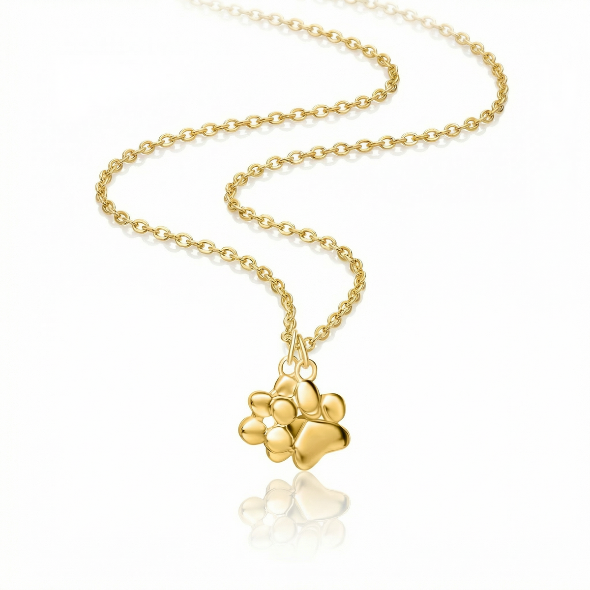 Double Paw Necklace
