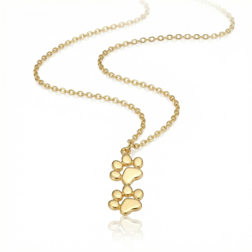 Double Stack Paw Necklace