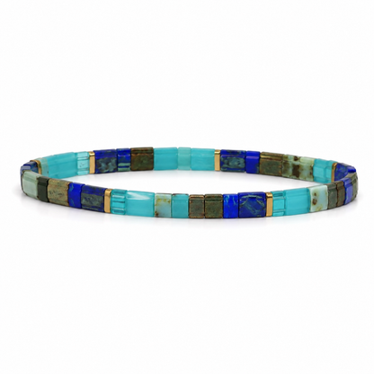 Tile Bead Bracelets